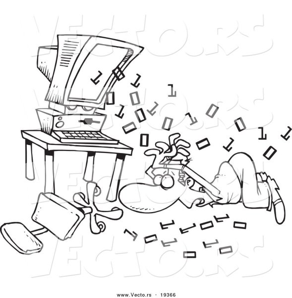 Программист карандашом