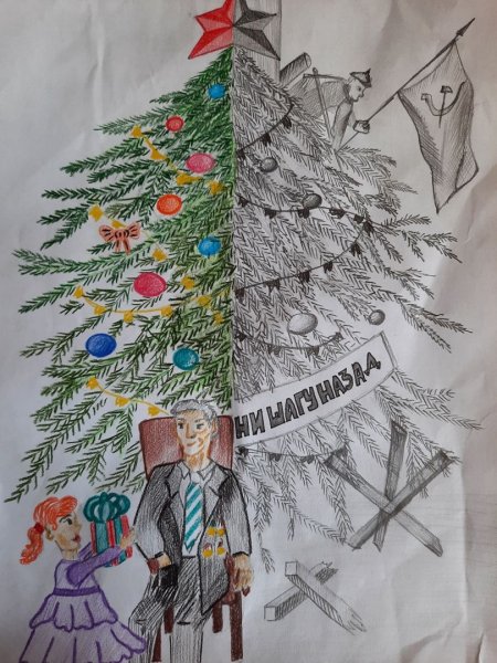 Конкурс елка Победы рисунки детей 2021