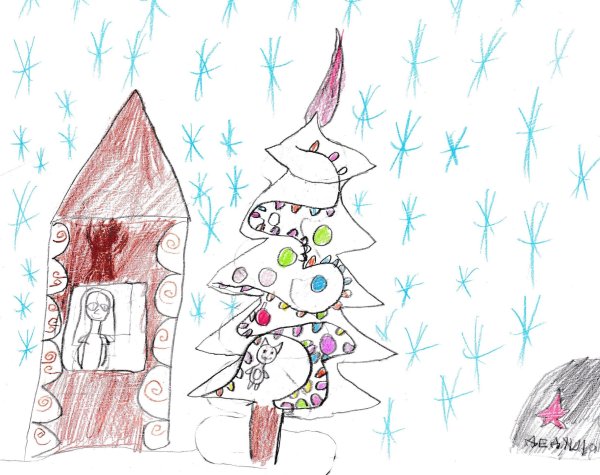 Идеи рисования елок