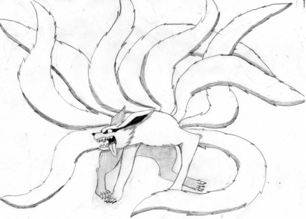 Девятихвостый Лис из Наруто