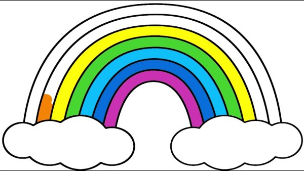 Радуга простым карандашом
