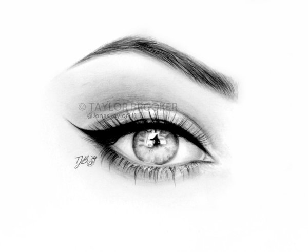 Глаза рисунок