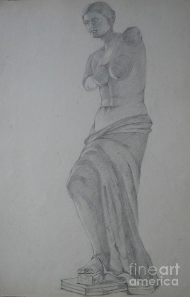 Венера Милосская живопись Академическая