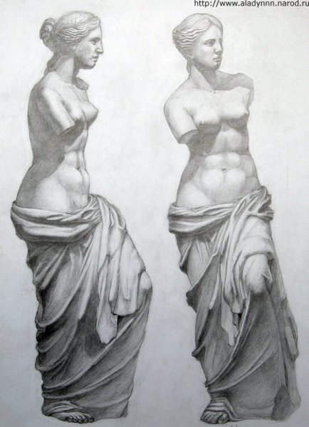 Венера Милосская скульптура построение