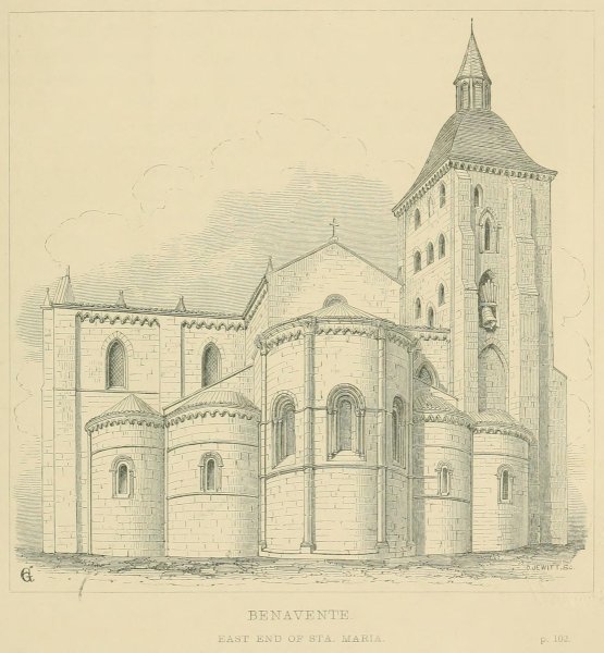 Здания в романском стиле карандашом