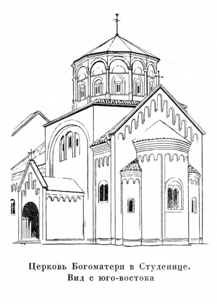 Каменный замок средневековья спереди