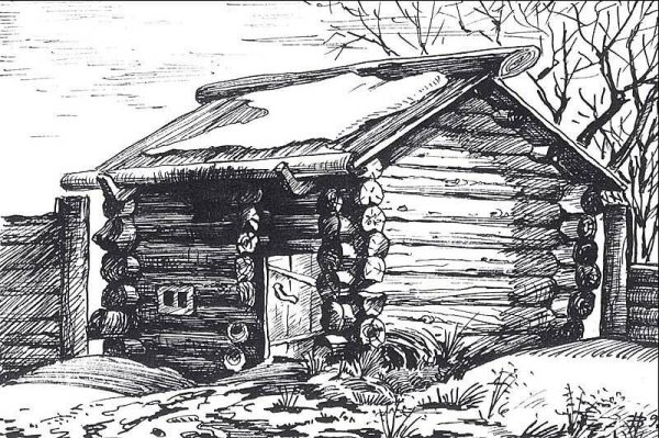 Набросок избы