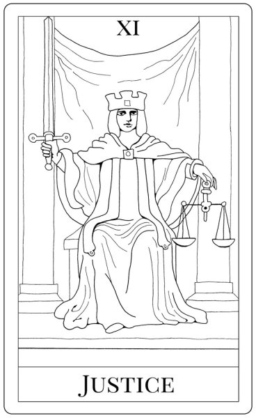 Правосудие Таро Уэйта