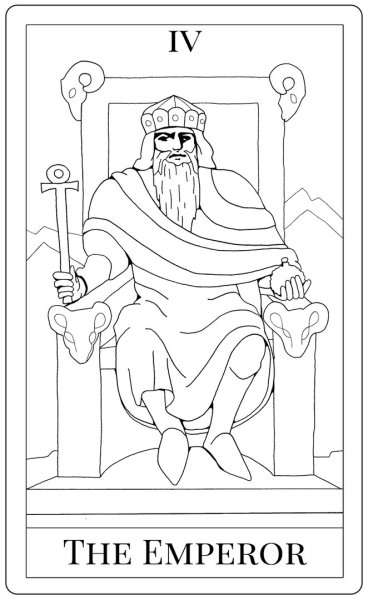 Раскраски Таро Старшие арканы