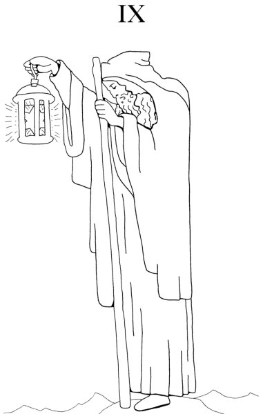 Аркан отшельник Таро Уэйта