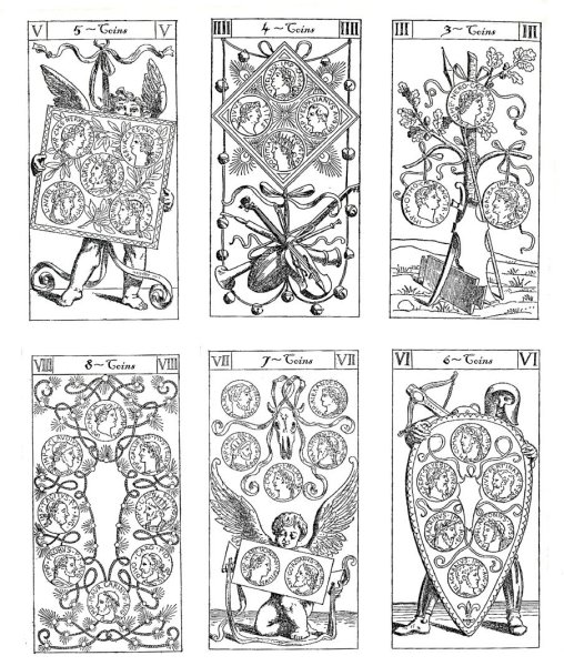 Раскраска карт Таро