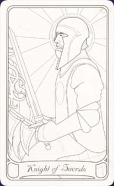 Раскраска Таро маг