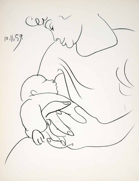 Пикассо Наброски