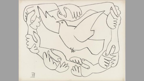 Пабло Пикассо Голубка Пикассо