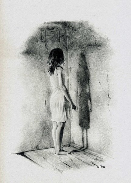 Грустные рисунки