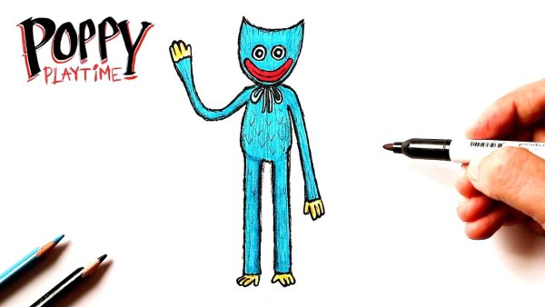 Как нарисовать Хаги ваги