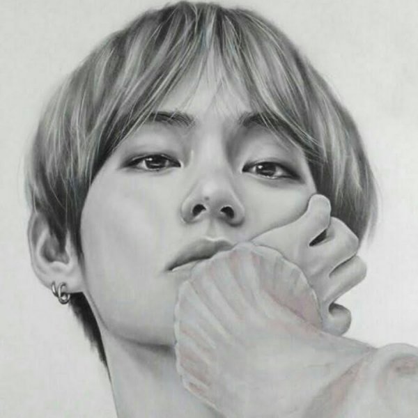 Скетчи BTS Тэхен