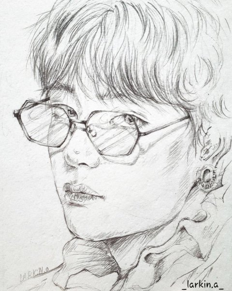 Рисунки БТС V