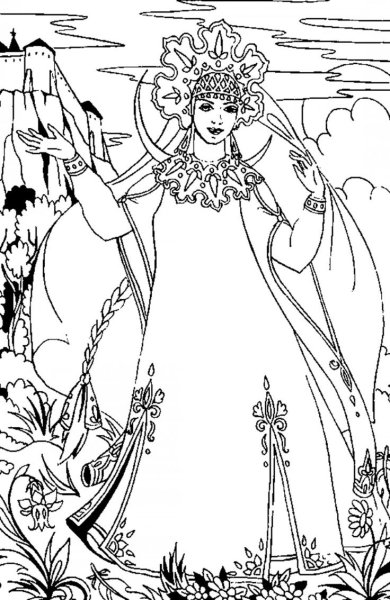 Царевна карандашом