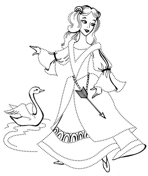 Королева рисунок карандашом