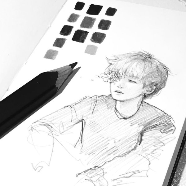 Портрет БТС Шуга