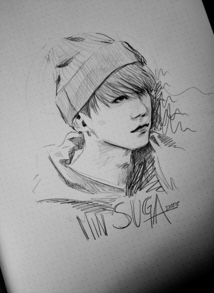 Шуга БТС drawn