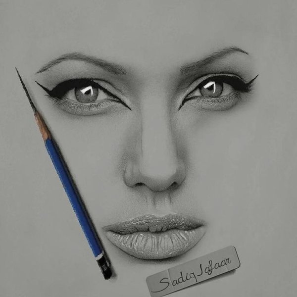 Растушевка карандаша для рисования