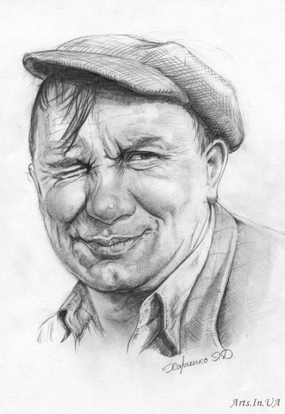 Альберт Эйнштейн рисунок карандашом