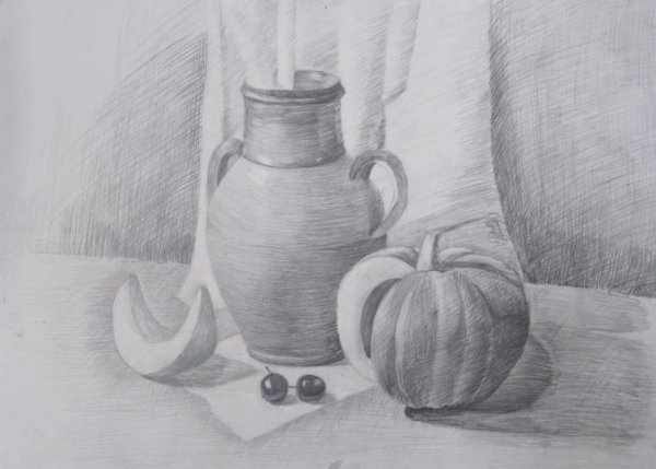 Осенний натюрморт Графика