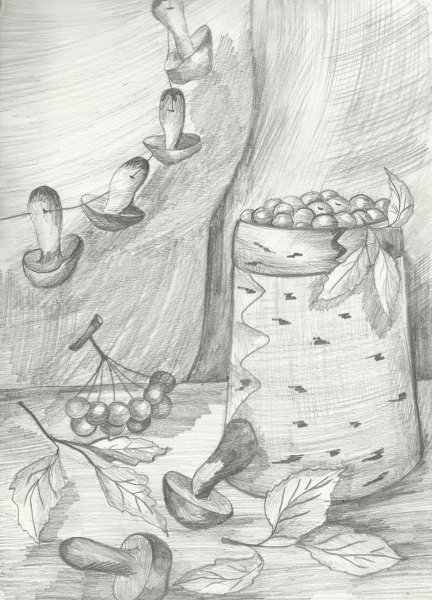 Рисование осенние дары
