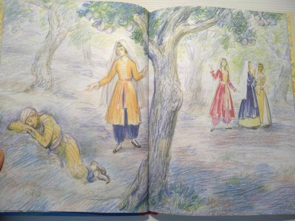 Иллюстрация к сказке Лермонтова Ашик Кериб