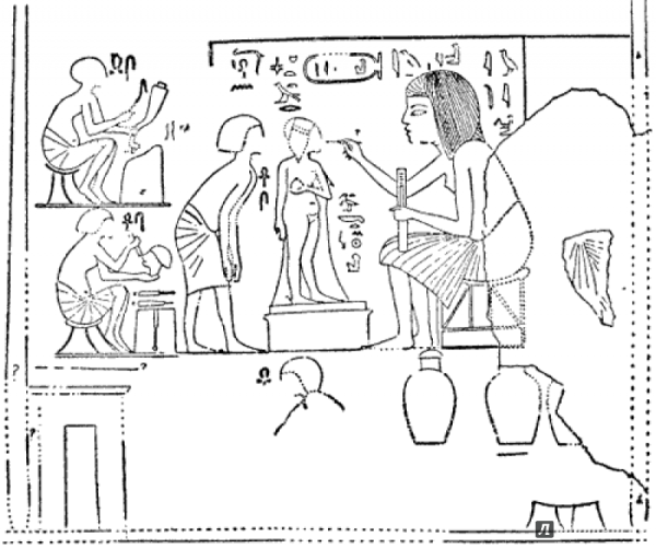 Гробница вельможи рисунок