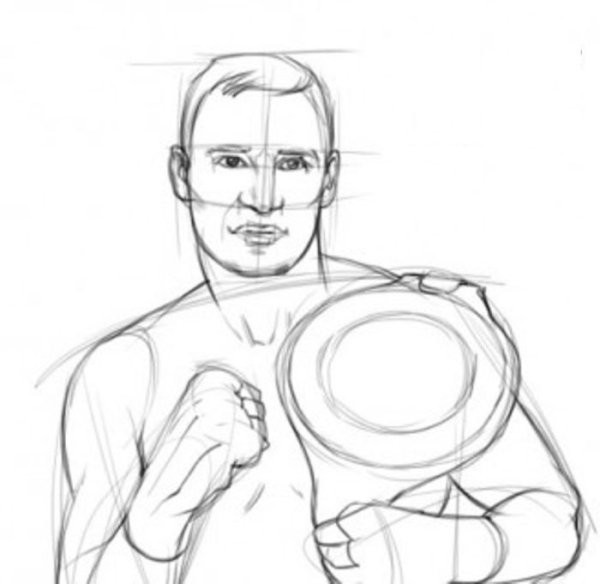Спортсмен рисунок