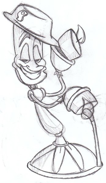 Мульт персонажи карандашом