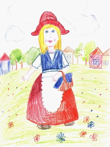 Детские рисунки сказочных героев