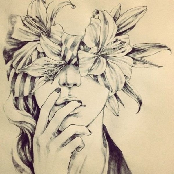 Алиса в стране чудес эскиз