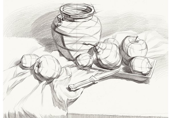 Натюрморт рисунок