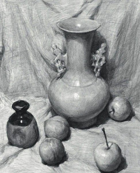 Натюрморты карандашом Юрий Кушевский