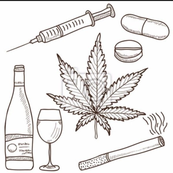 Нарисовать наркотики