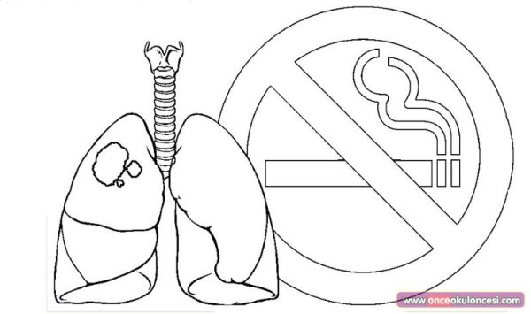 Раскраска на тему вредные привычки