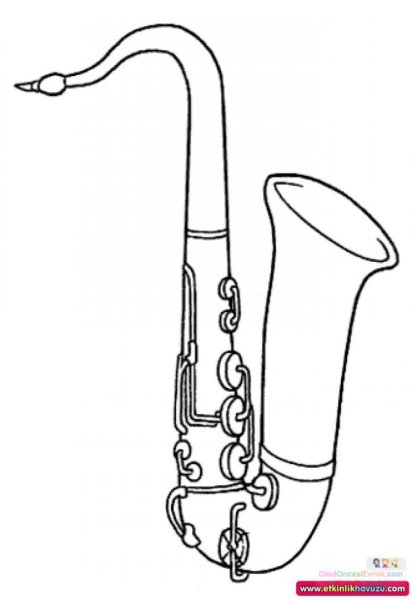 Духовые инструменты раскраска