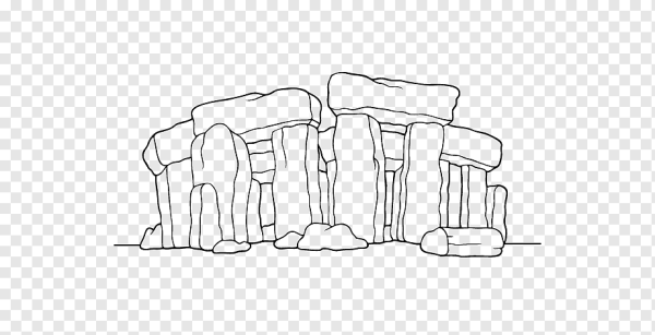 Стоунхендж рисунок карандашом