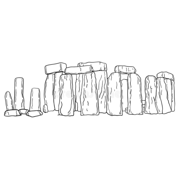 Стоунхендж карандашом