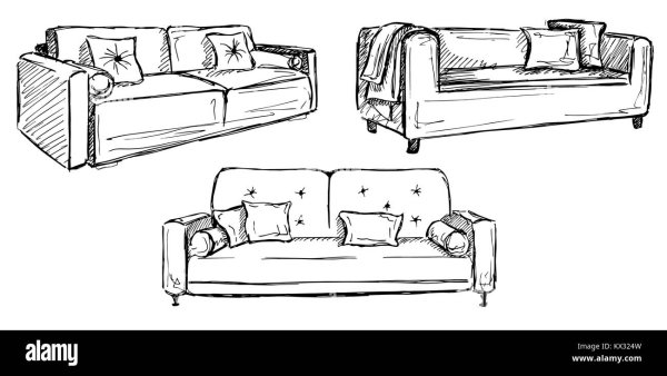 Эскиз дивана