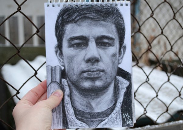 Сергей Бодров рисунок портрет