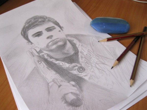 Сергей Бодров рисунок