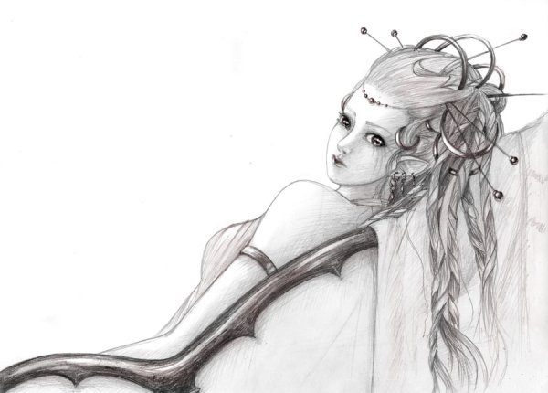 Рисунки для срисовки грустные