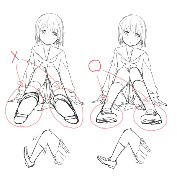 Зарисовки людей в разных позах