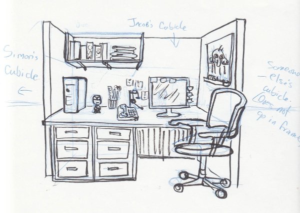 Эскиз рабочего места