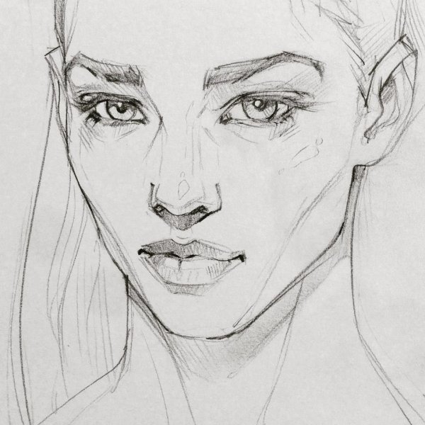 Эскизный портрет